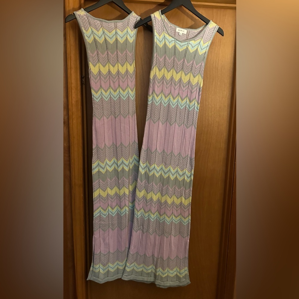Colorful Chevron Maxi Dress